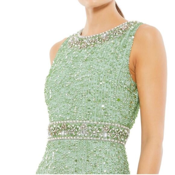 MAC DUGGAL Sequin Column Gown STYLE #10839 Mint size 10 NWT - Picture 4 of 11